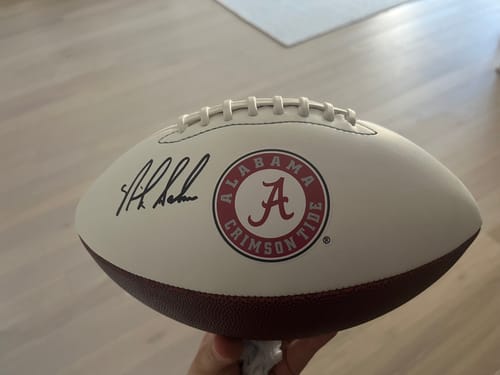 Customer photo review of Nick Saban Autograph Signing