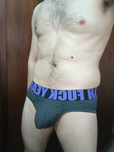 Customer photo review of NIGHTLIFE PUSH UP BRIEF