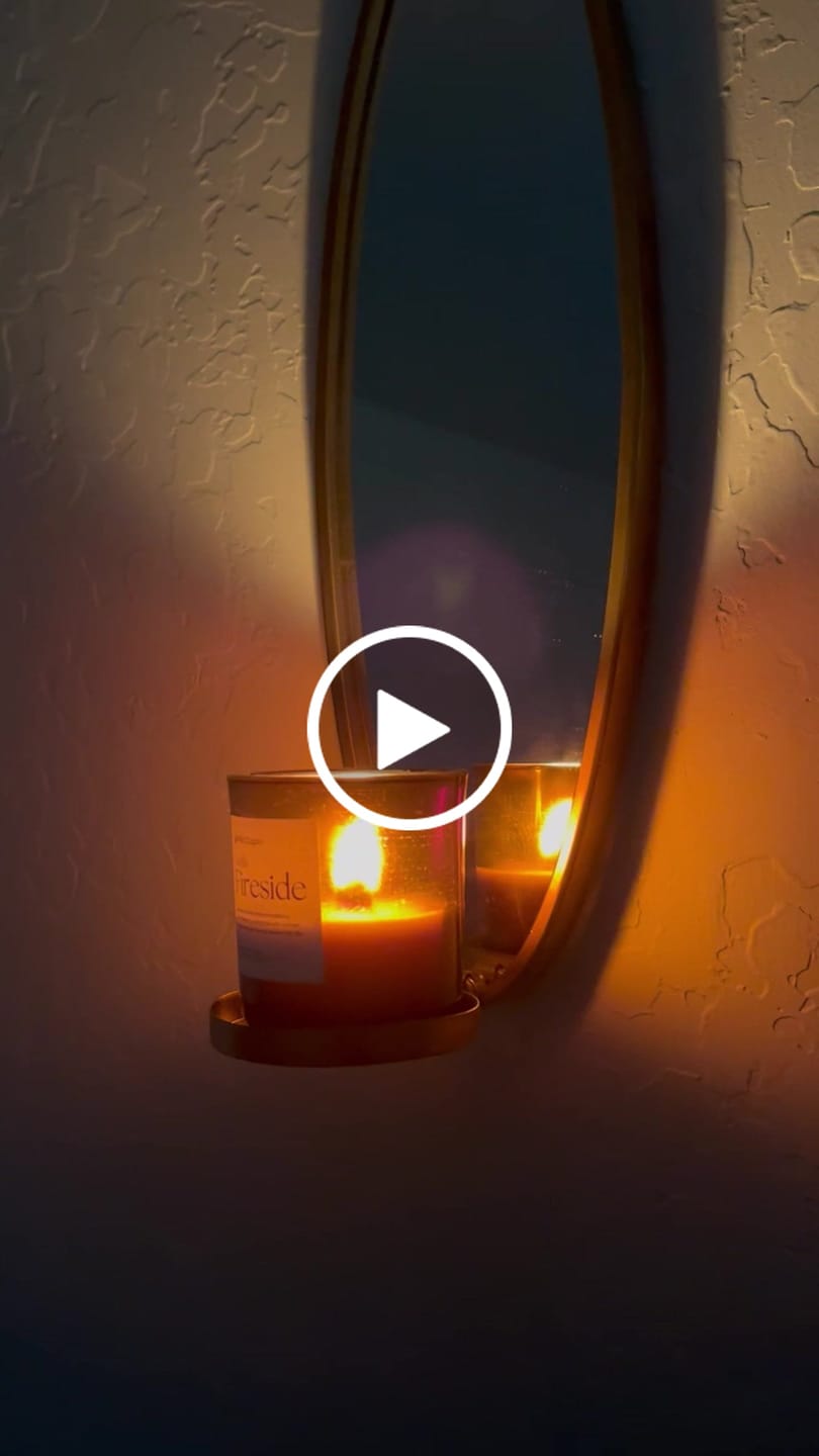 Customer video review of Vanilla Fireside Candle