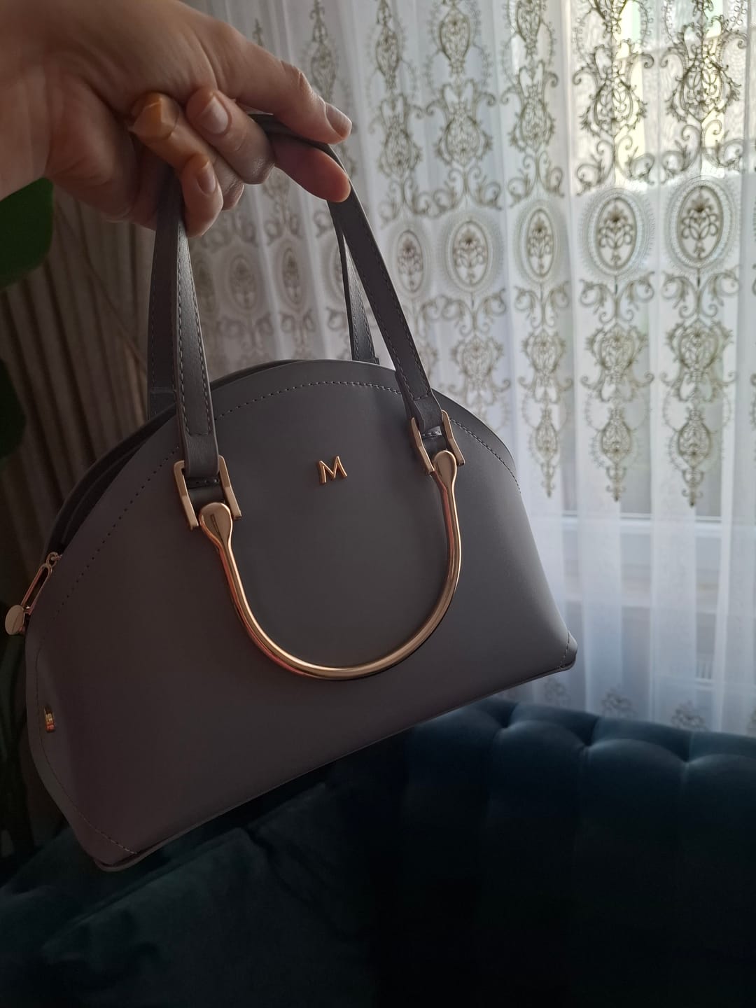 Customer photo review of Matmazel Mini Taya A Gri Kadın El ve Omuz Çantası