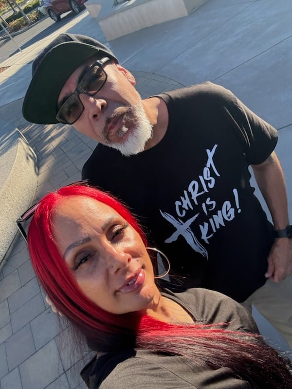 Customer photo review of Christ Is King T-Shirt
