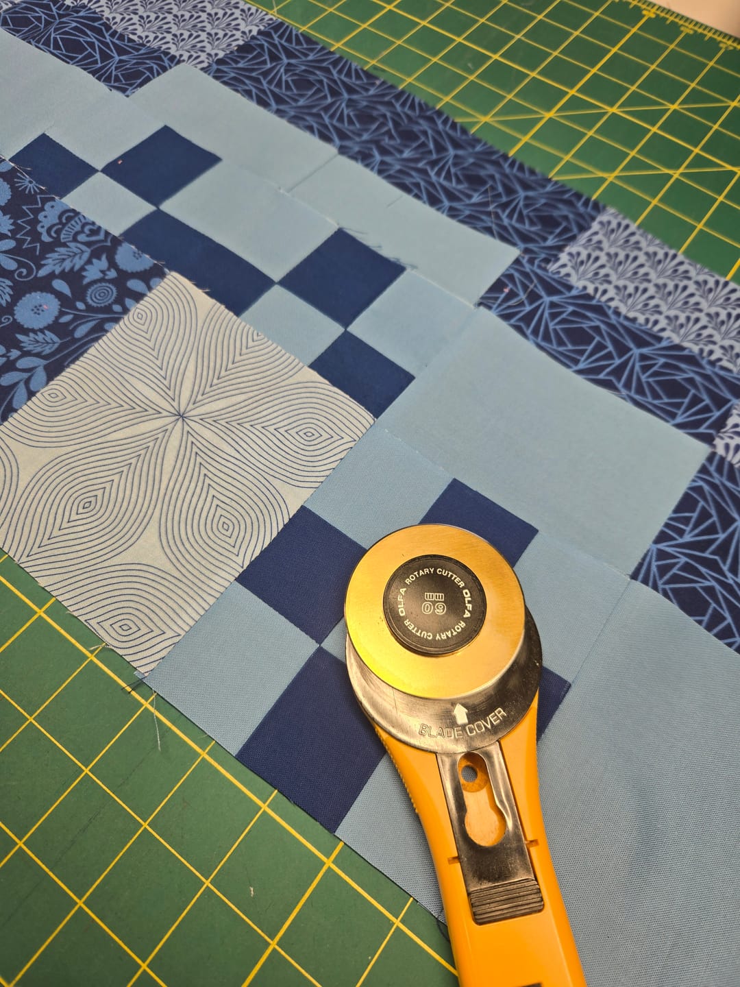 Customer photo review of Titanium Coated Rotary Cutter Blades
