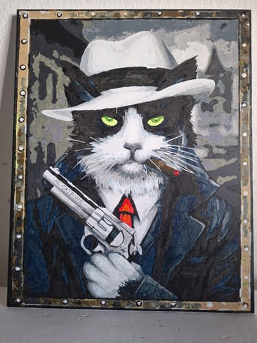 Customer photo review of Malen nach Zahlen - Al Catpone - by Sarah Richter