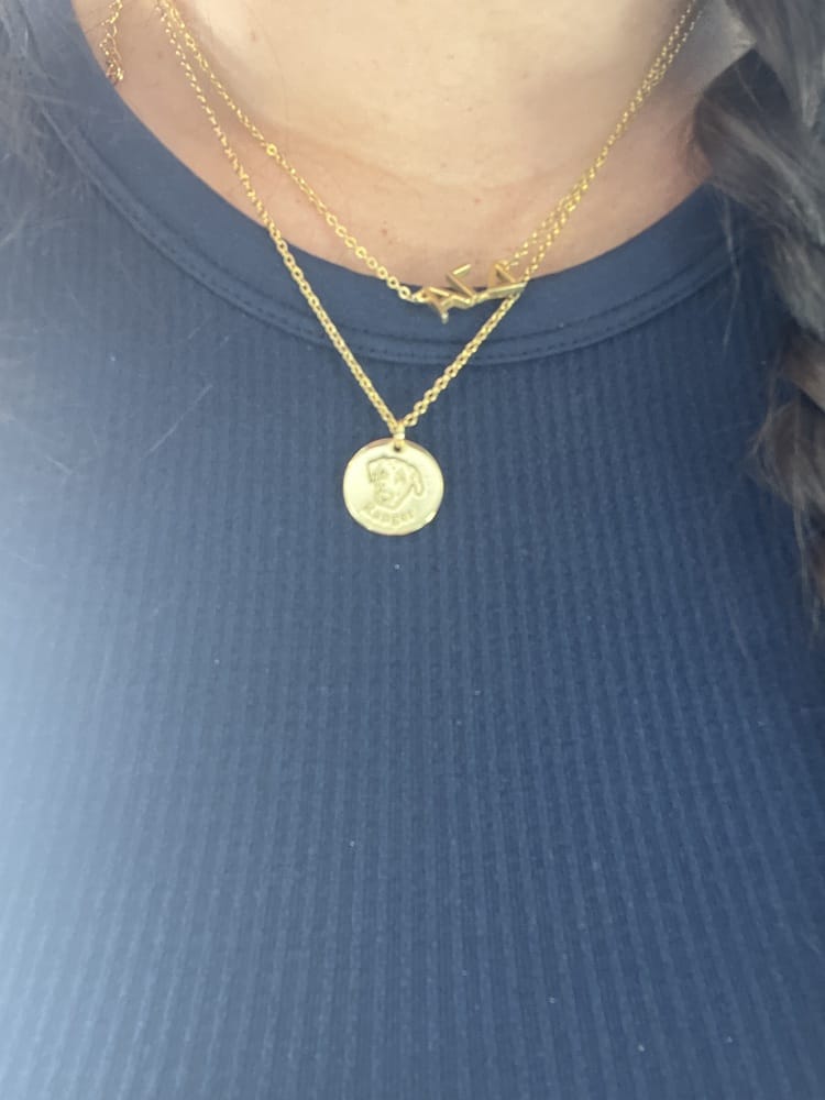 Customer photo review of Custom Pet Face Necklace