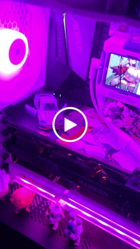 Customer video review of Custom Design RGB GPU Backplate