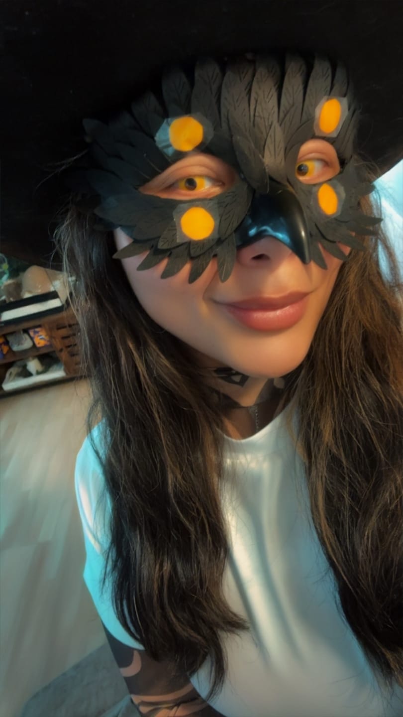 Customer photo review of Halloween Yellowout Coloured Contact Lenses