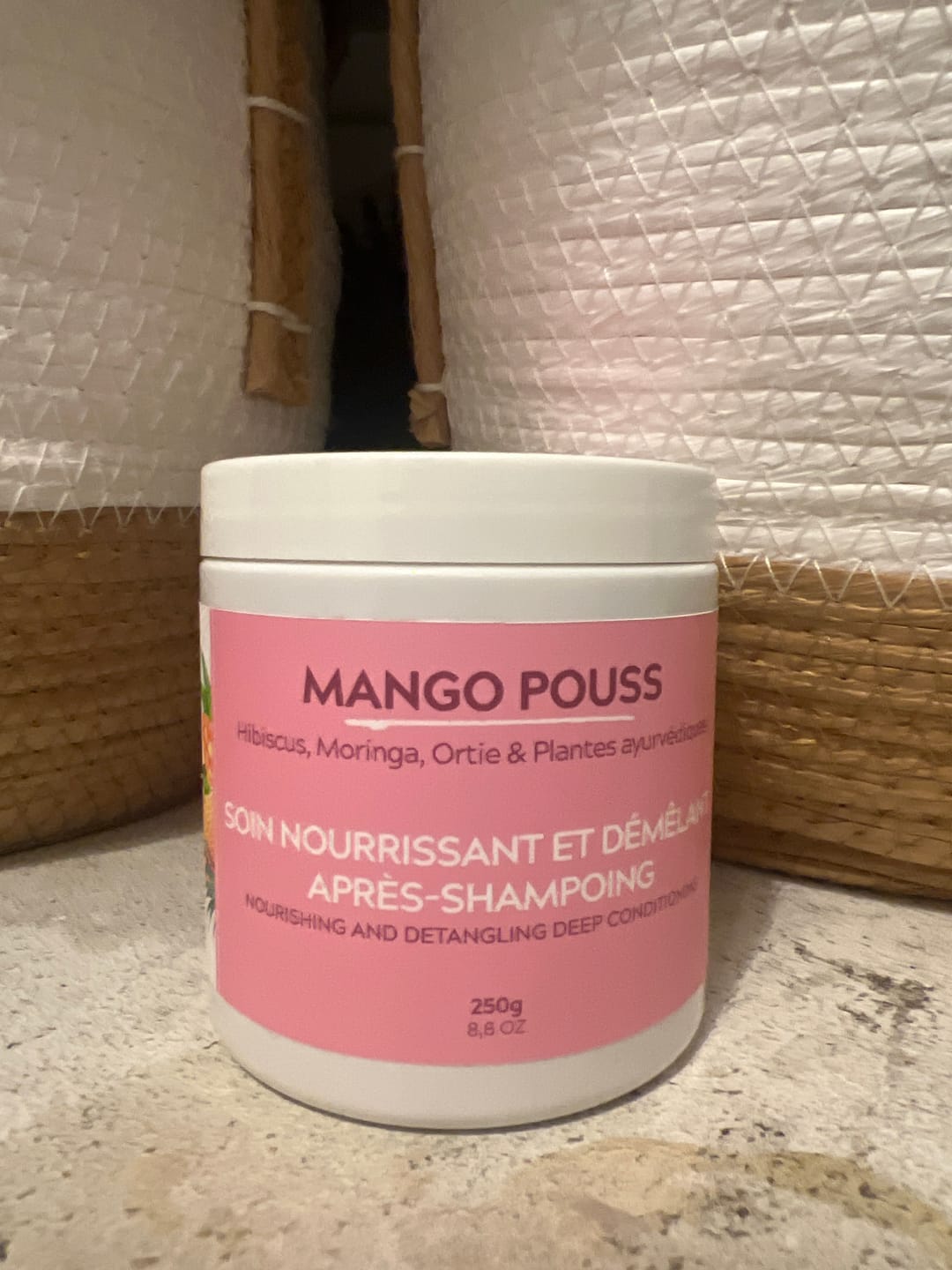 Customer photo review of Soin nourrissant et démêlant après-shampoing - POUSS