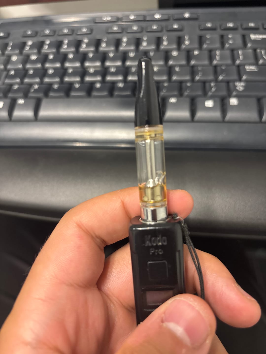 Customer photo review of 3pc Flavor Pack of 1 Gram THCA Blend Vape Cartridge