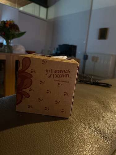 Customer photo review of 100% Bamboo Tissues - 3ply