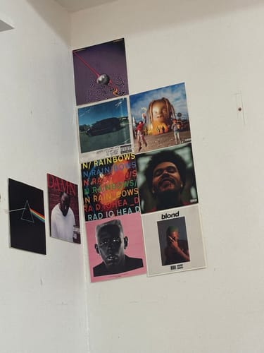 Customer photo review of PLAYLIST - ALBUM COVER PRINTS - CUSTOM WALL COLLAGE POSTERS