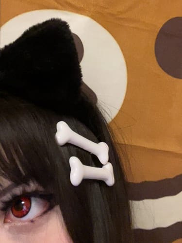 Customer photo review of [NEW] Eyemoody Vampire Red | 6 Months, 2 pcs