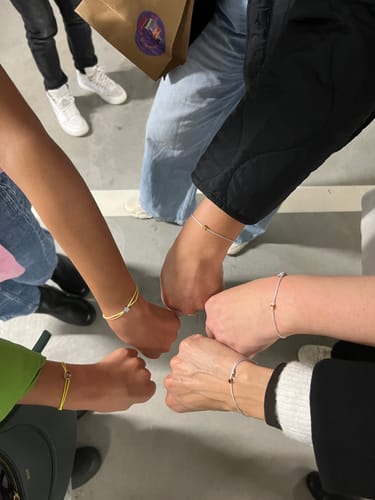 Customer photo review of Nylonarmband Stern Für Dich - Farbe Rosegold