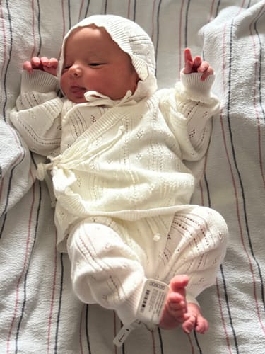 Customer photo review of Bring Me Home Pointelle Bundle - White