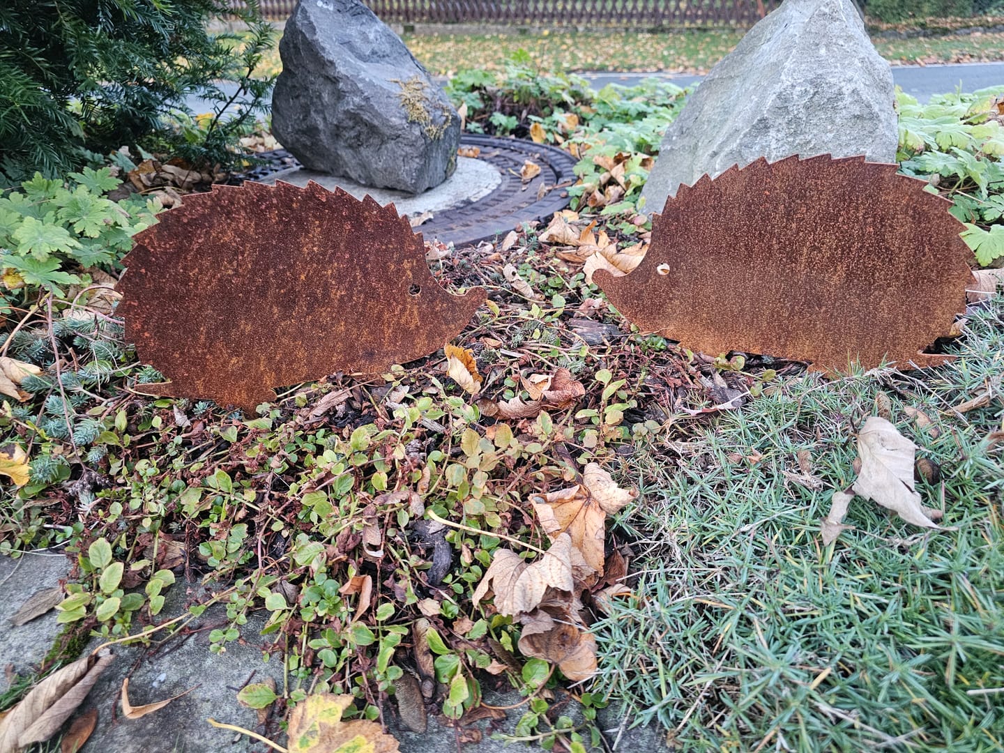 Customer photo review of Gartenstecker Igel