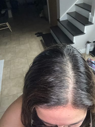 Customer photo review of Instant Dye Shampoo