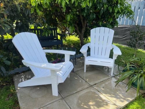 Customer photo review of Alpine Adirondack Chair - Twin Pack
