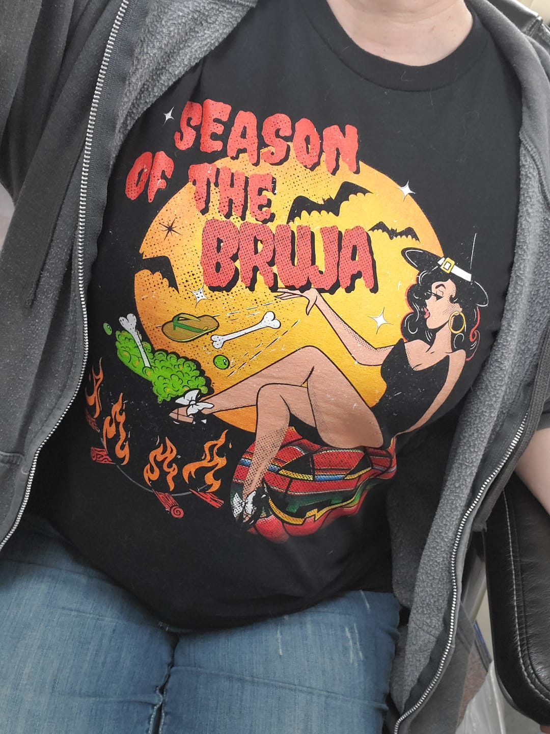 Customer photo review of Season Of the Bruja Chingona Tee