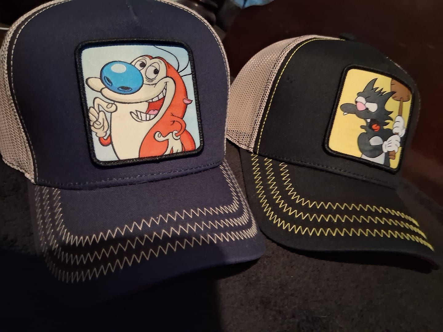 Customer photo review of OVERLORD X Ren & Stimpy: Stimpy Trucker Cap