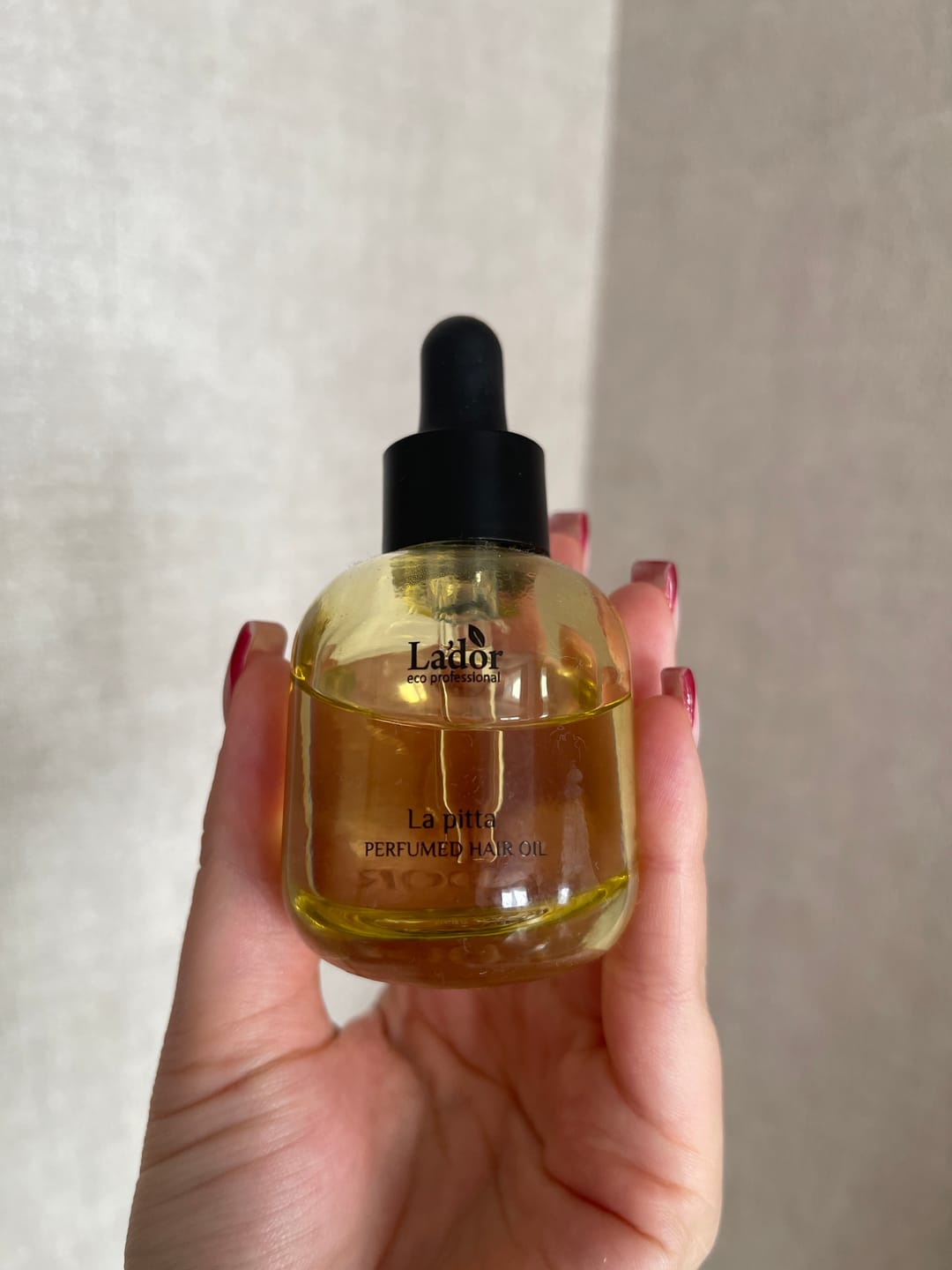 Customer photo review of Barojoša parfimētā eļļa Lador Perfumed Hair Oil