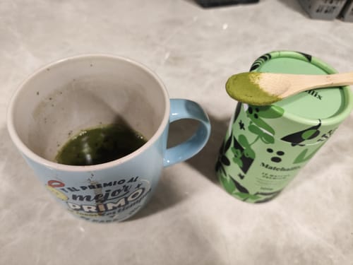 Customer photo review of Té Matcha Premium 100% - (para 1 -3 meses)