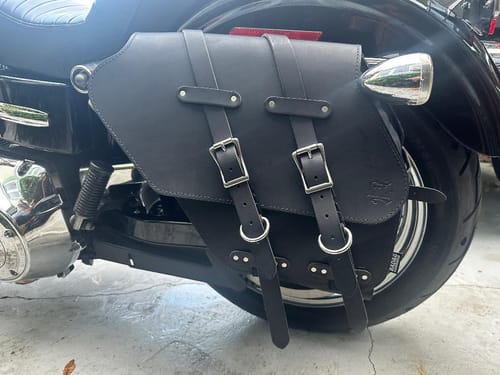 Customer photo review of H-D® Dyna Expandable Saddlebag - DL01WC