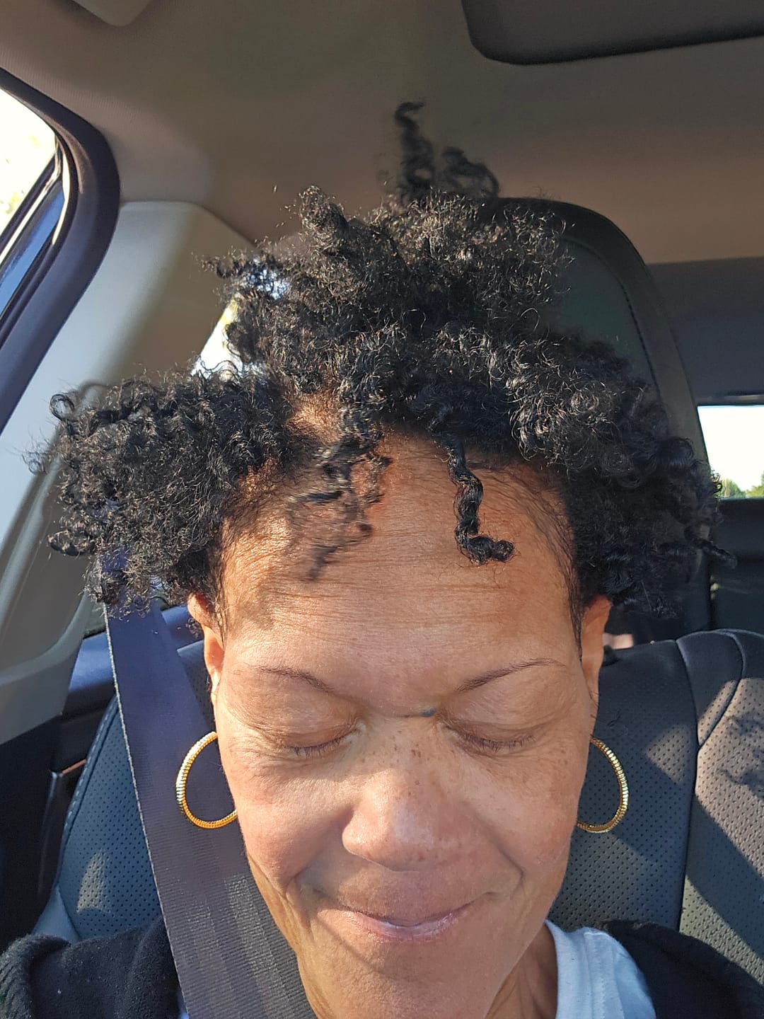 Customer photo review of MY CURL HAIR CARE ESSENTIALS BUNDLE