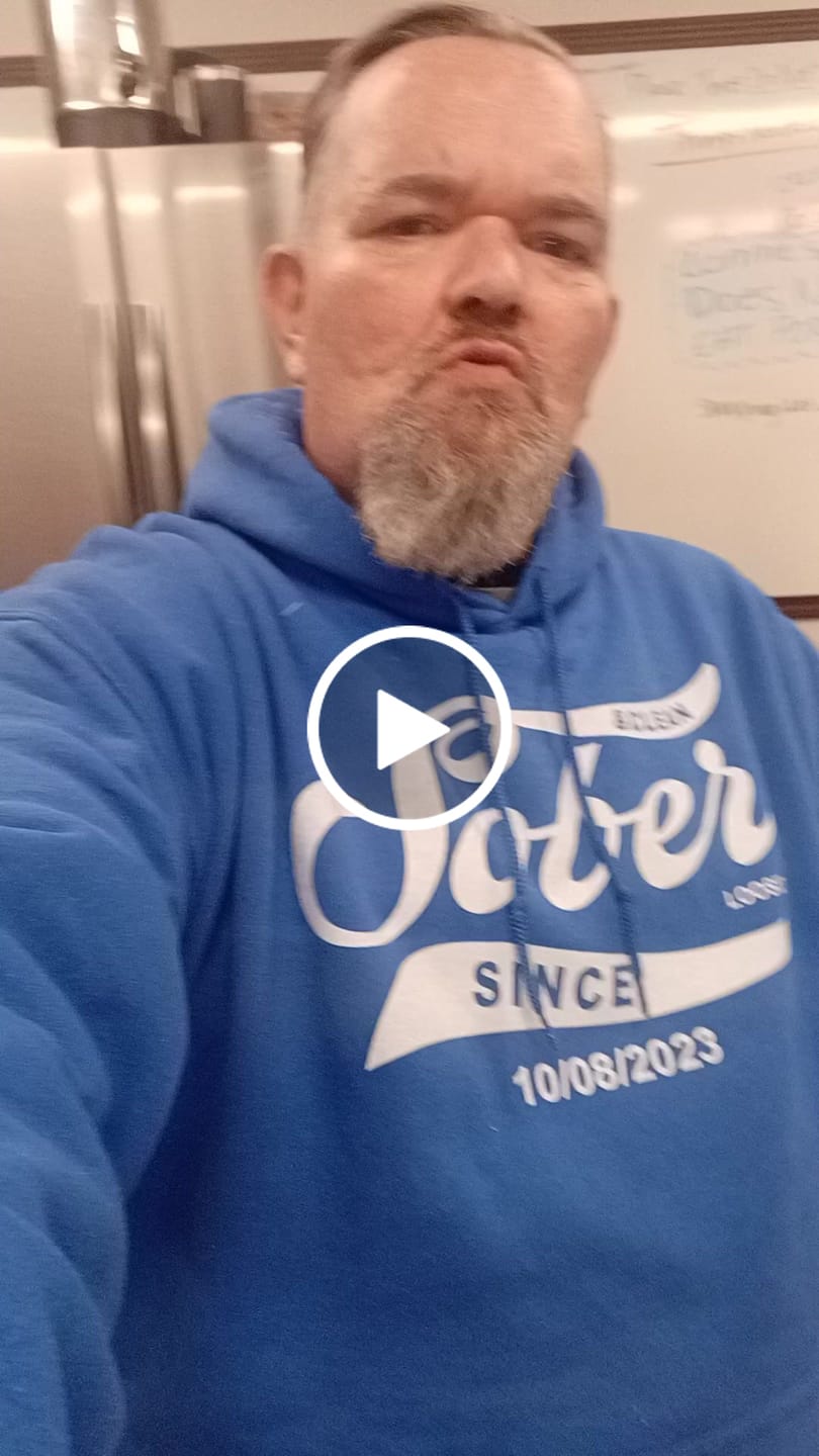 Customer video review of Recovery Hoodie | Sober Since Unisex Hoodie with Custom Sobriety Date