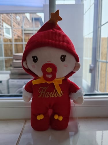 Customer photo review of Personalized Christmas Baby Girl