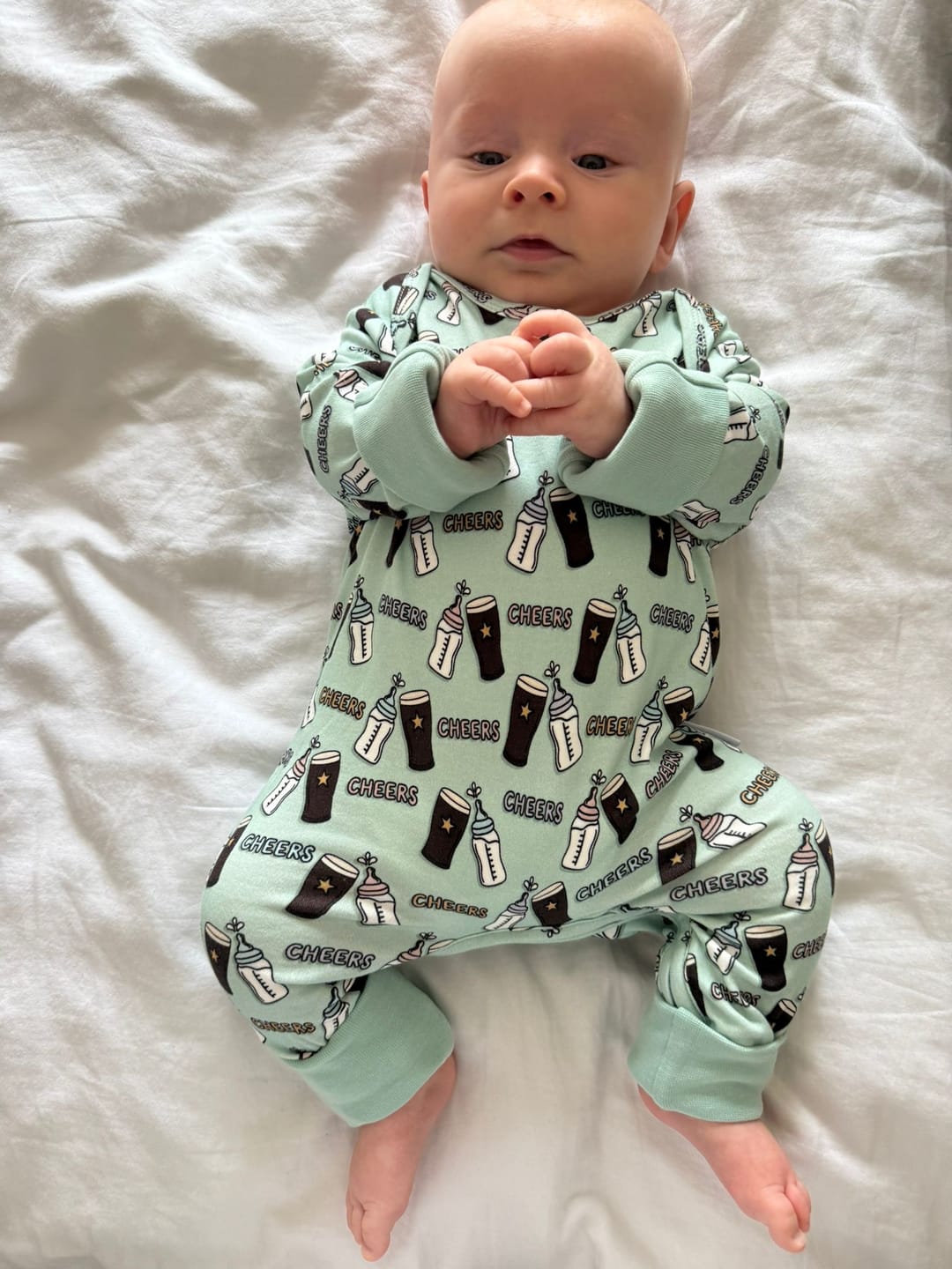 Customer photo review of Cheers Teething Bib