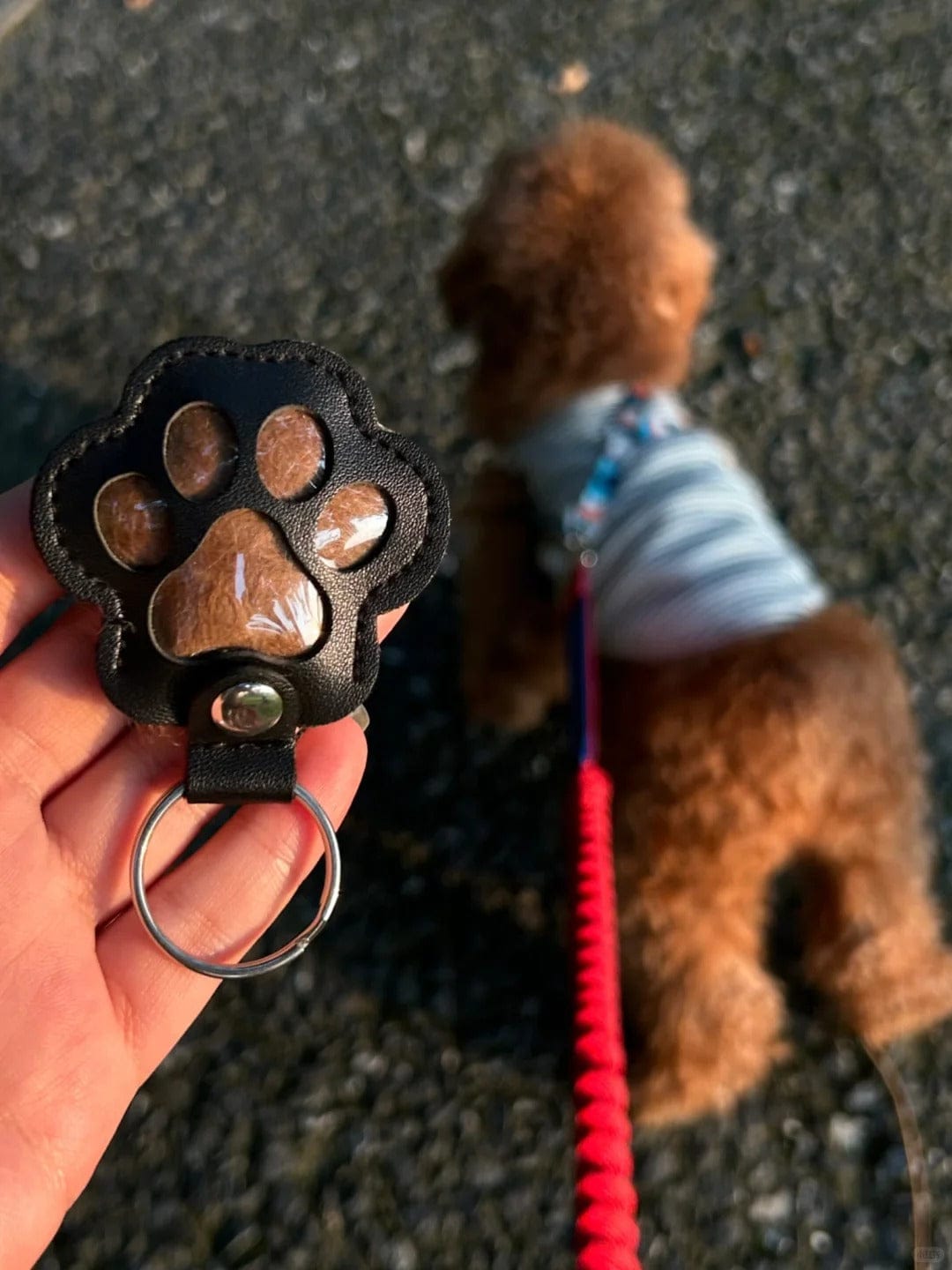 Customer photo review of Pet Fur Memorial Charm