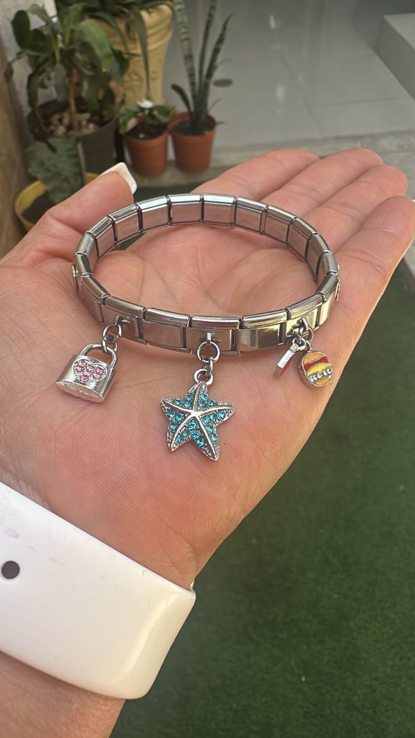 Customer photo review of Charm Colgante Estrella de mar