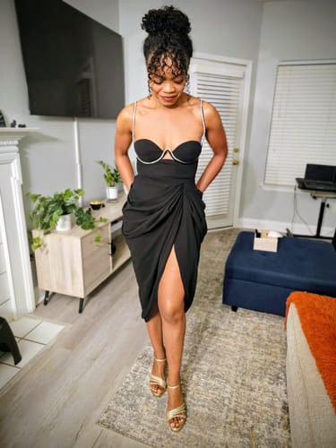 Customer photo review of Water Deep Wave Human Crochet Hair