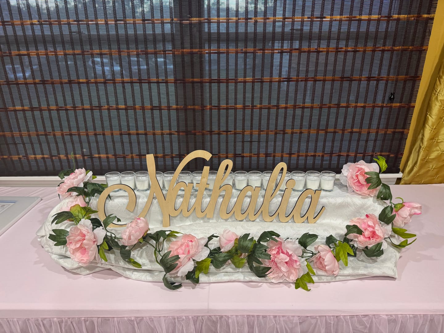 Customer photo review of Script Font Custom Name Wood Cutout - Baby Nursery - Decor - DIY - up to 48 Wide"