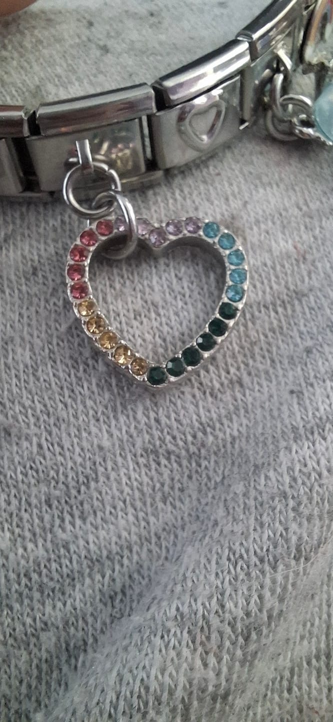 Customer photo review of Charm Colgante Corazón