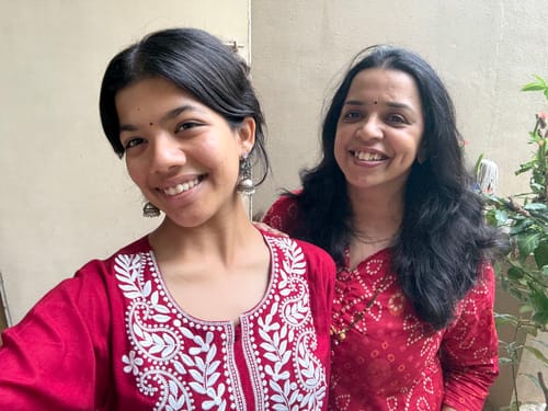 Customer photo review of "Kala" Bandhani Printed Cotton Kurta