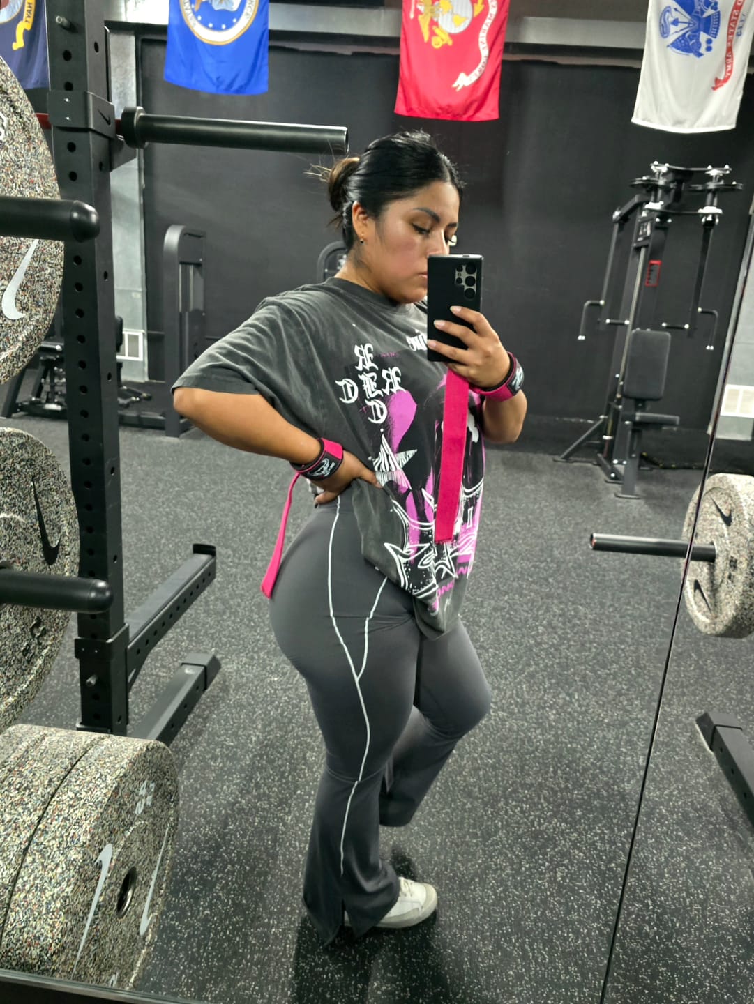 Customer photo review of W285 - Elevate flare leggings