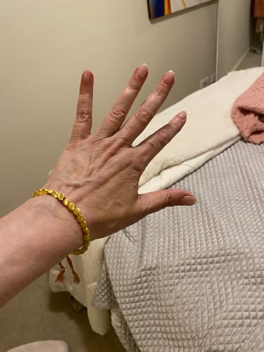 Customer photo review of Tibetan Bracelet of Fortune