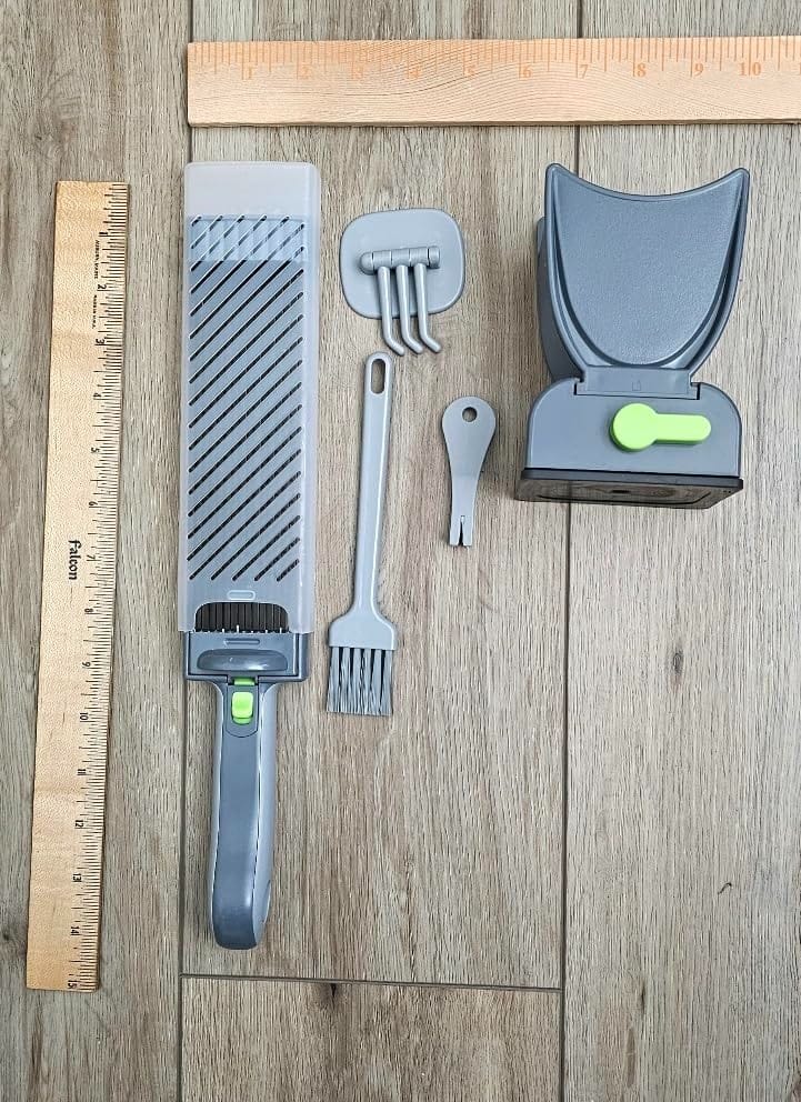 Customer photo review of Manual Meat Slicer & Knife Sharpener Set – Stainless Steel, Perfect for Beef, Pork, Lamb – Ideal for Home Cooking & BBQ, Black