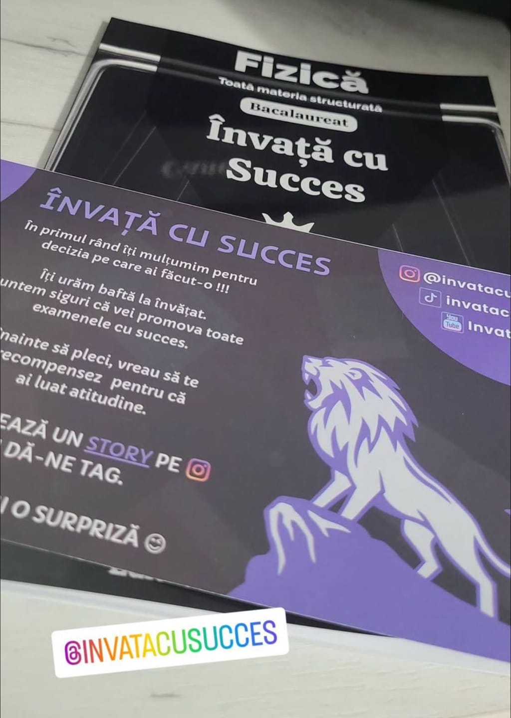 Customer photo review of Toată materia structurată la Fizică pentru Bacalaureat