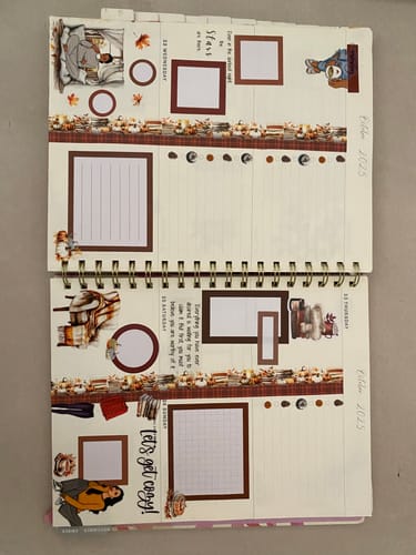 Customer photo review of Cozy Fall Pre-cut PET Tape + Washi Box