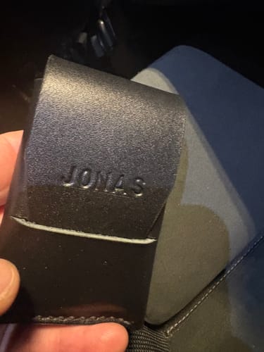 Customer photo review of Slimmad plånbok i äkta läder