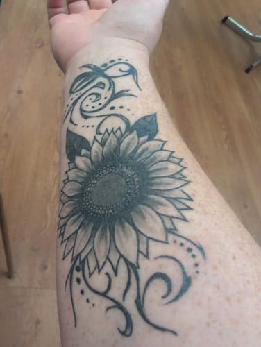 Customer photo review of Painless Tattoo 5 Pack