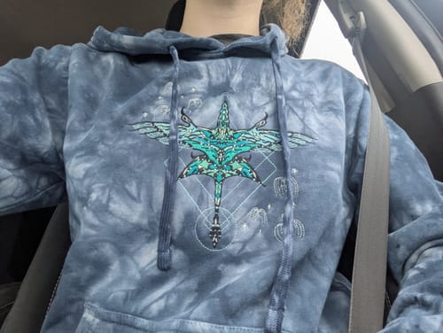 Customer photo review of *PRE-ORDER* Banshee Premium Tie Dye Hoodie