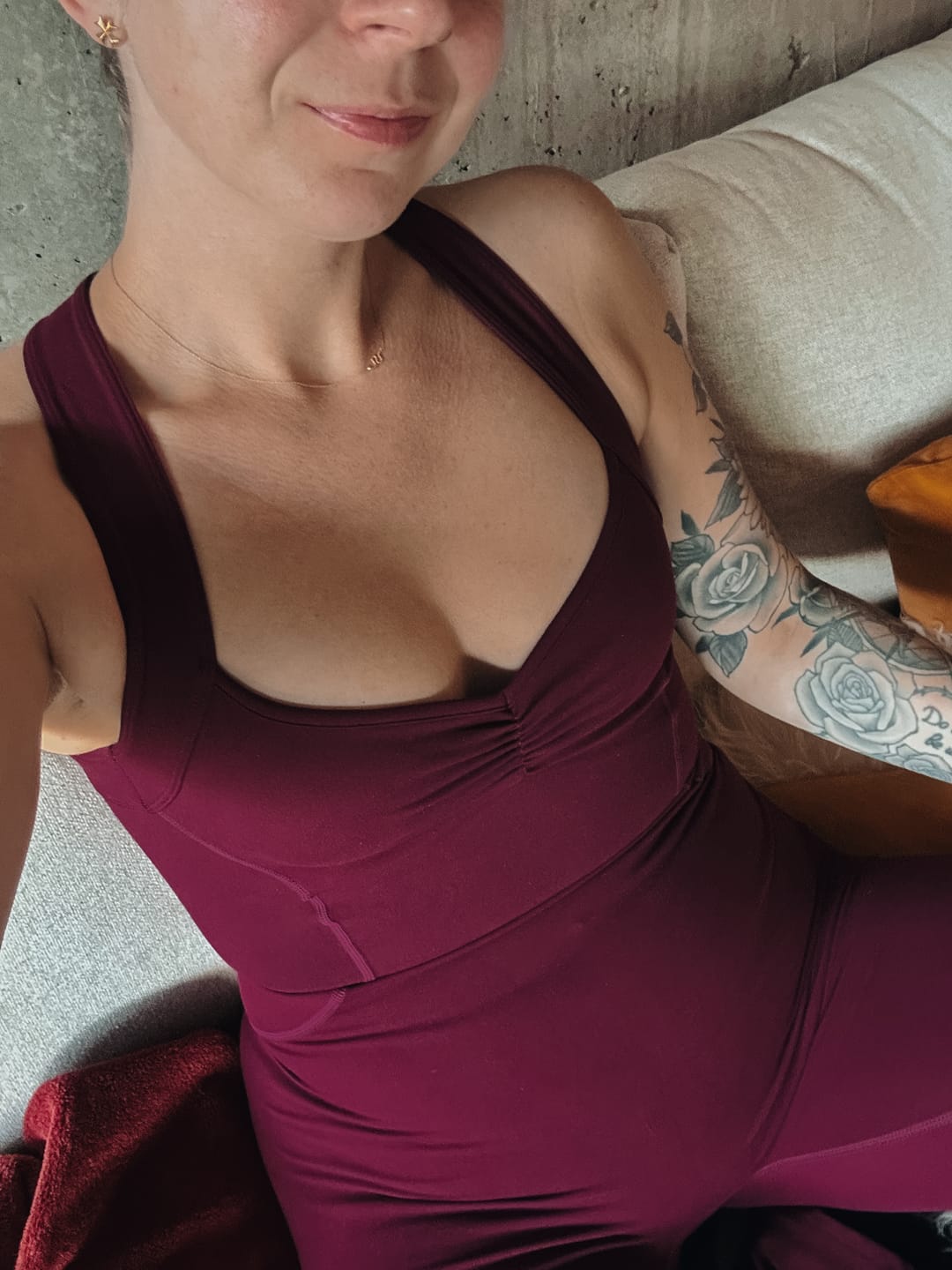 The Sculpt Onesie Black Cherry | 437