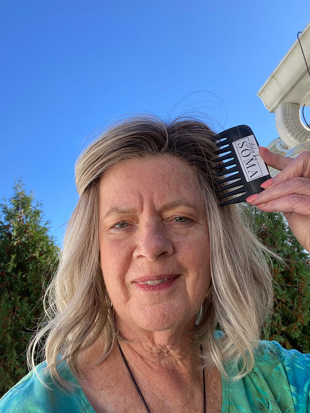 Customer photo review of Wide Tooth Comb