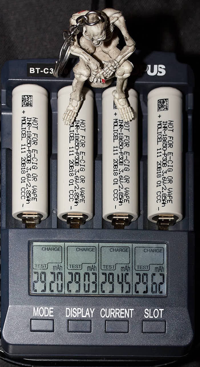 Customer photo review of Molicel P30B 18650 3000mAh 30A Battery