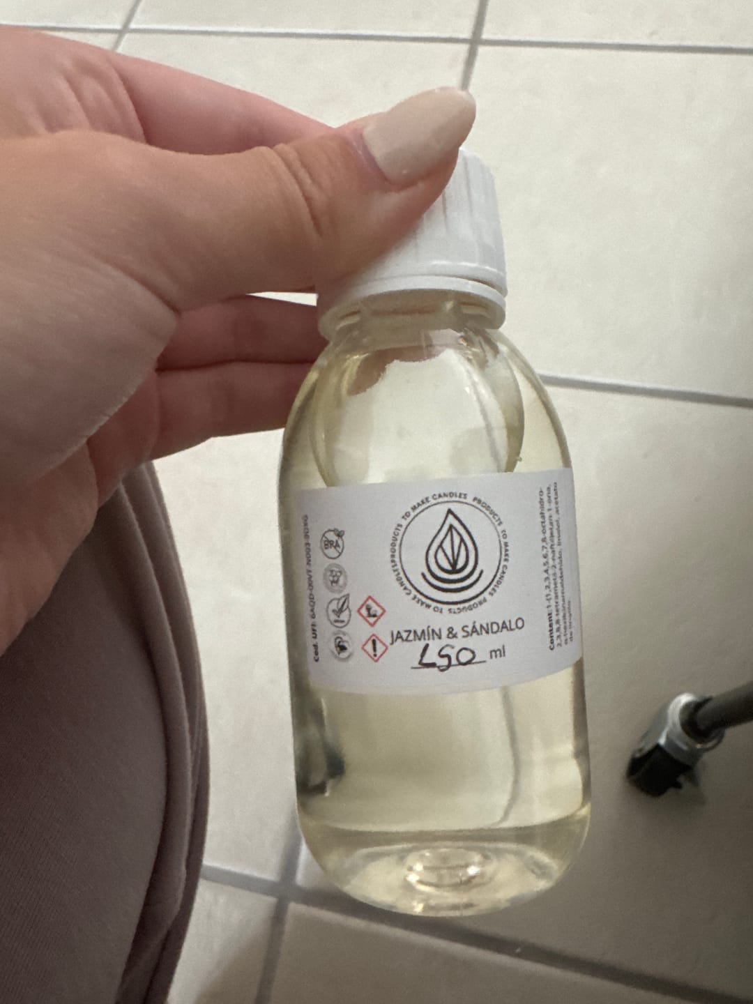 Customer photo review of Fragancia JAZMÍN Y SÁNDALO