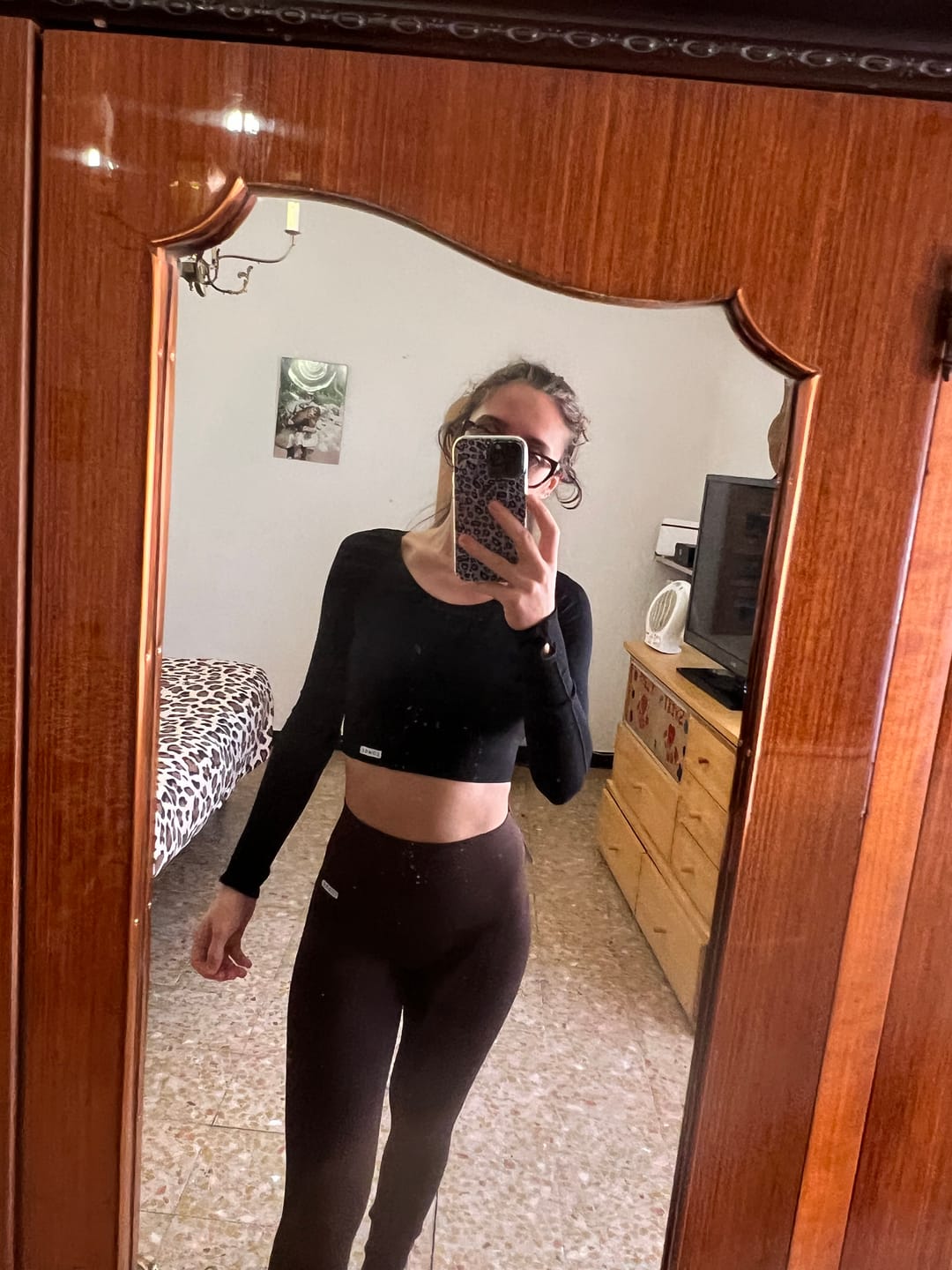Customer photo review of Leggings Push Up CALIPSO Caffè Costine