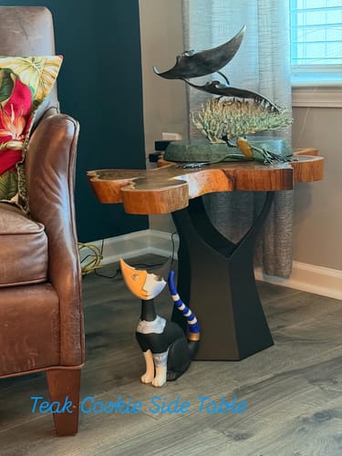 Customer photo review of Coffee Table Base 106S Namu 16.1" H Modern Furniture for Round Table Top