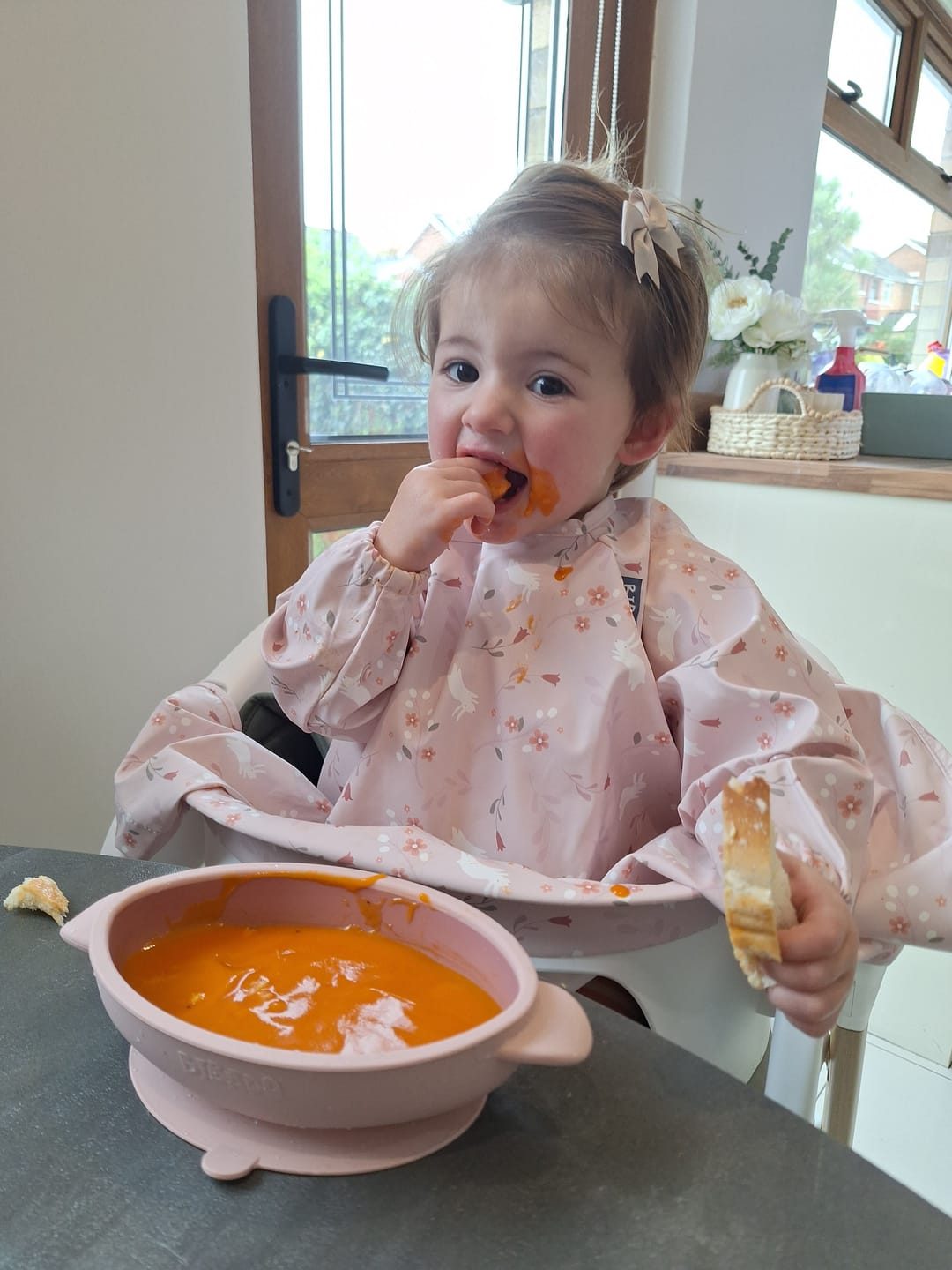Customer photo review of Silicone Suction Bowl